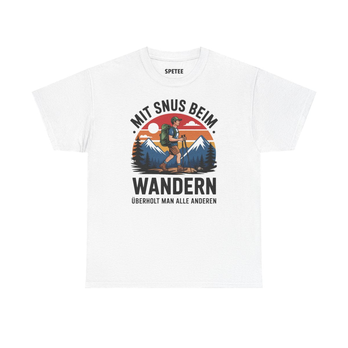 snus beim wandern shirt spetee